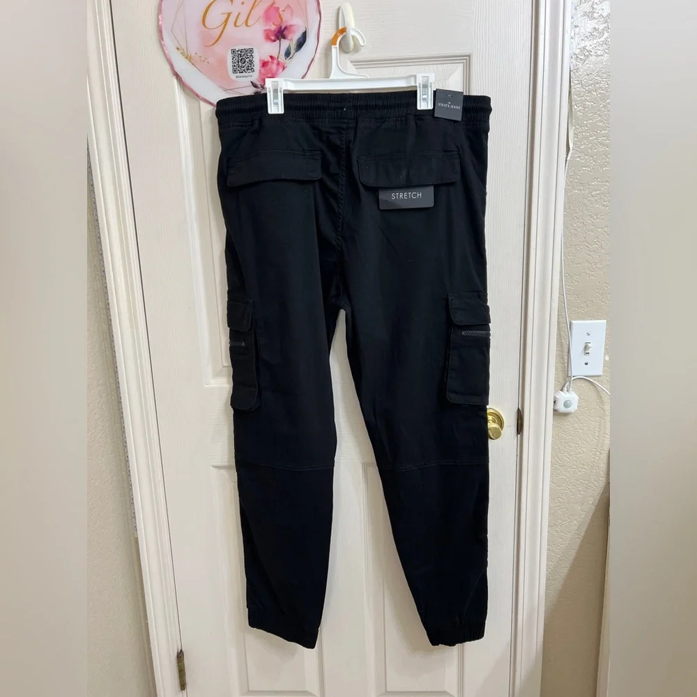 Men's Black Cargo Pants